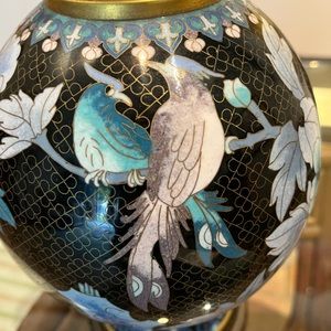 Cloisonné vases perfect condition.